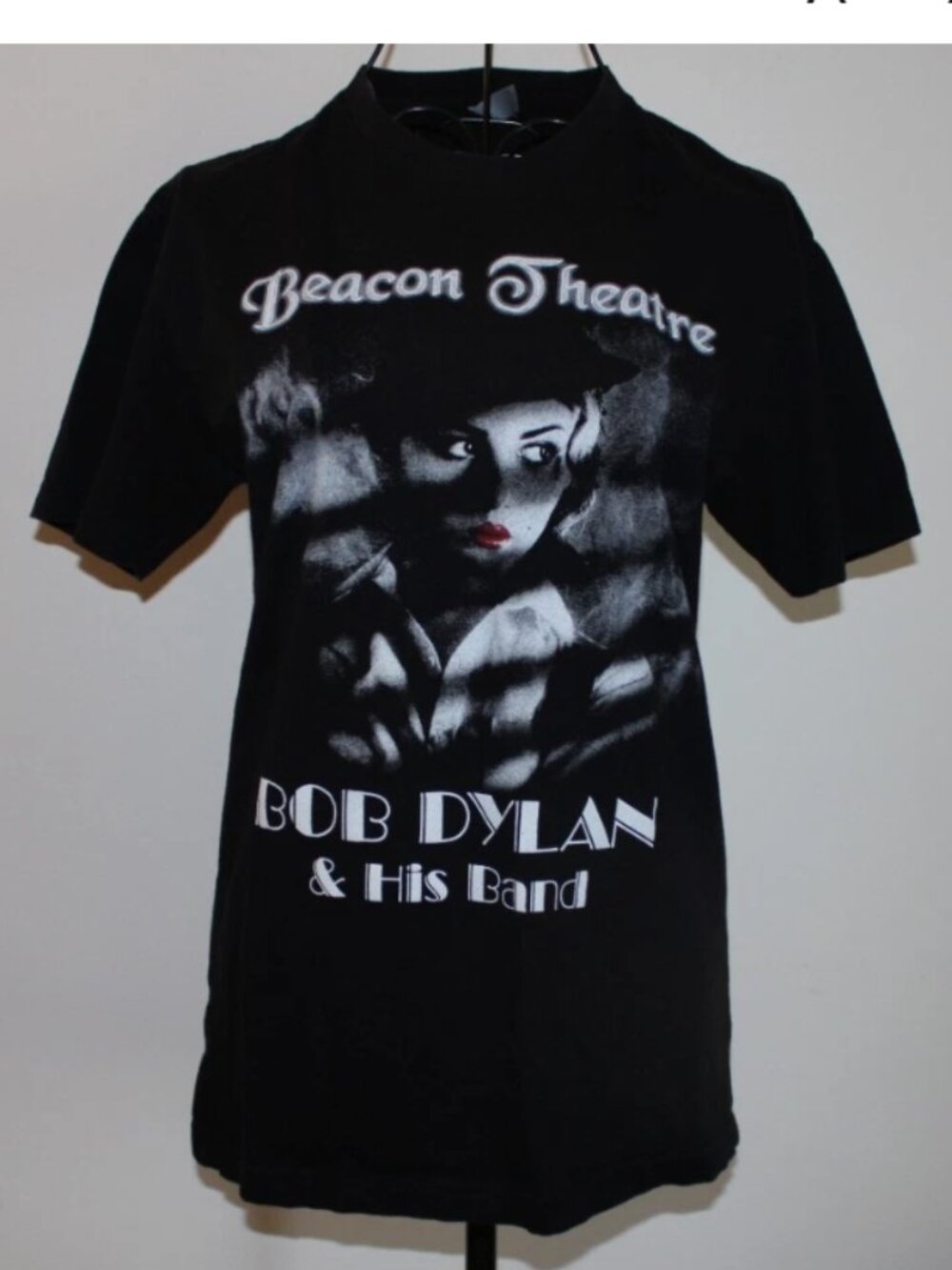 Beacon Theater Bob Dylan and His Band Black Cotton T-Shirt S New York City 2019